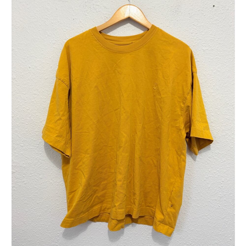 Standard Cloth Yellow Short Sleeve T-Shirt Cotton Minimalist Classic